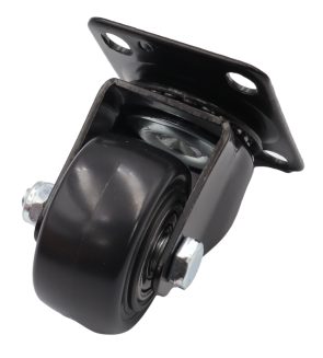 Zestaw 8 kółek obrotowych Ø 40 mm – gumowane, łożyskowane bez hamulca. - 6