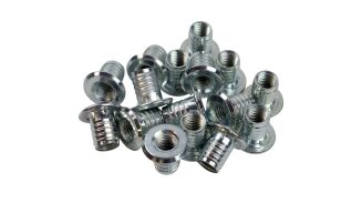 Mufa wbijana M10 x 17 mm, z kołnierzem do stopek meblowych - 4