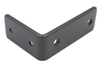 Wspornik LOFT typu L 250 × 180 × 38 mm, w czarnym macie. - 7