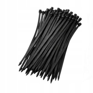 Opaski zaciskowe 4,8 × 400 mm czarne – trytytki kablowe nylon PA – 100 szt. - 3