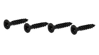 Czarne wkręty stożkowe 4,0×16 mm – zestaw 20 sztuk. - 2