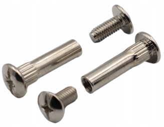 Złącze meblowe śrubowe fi 8 mm, M6x30-40 mm - 2