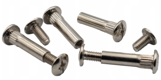 Złącze meblowe śrubowe fi 8 mm, M6x30-40 mm - 3