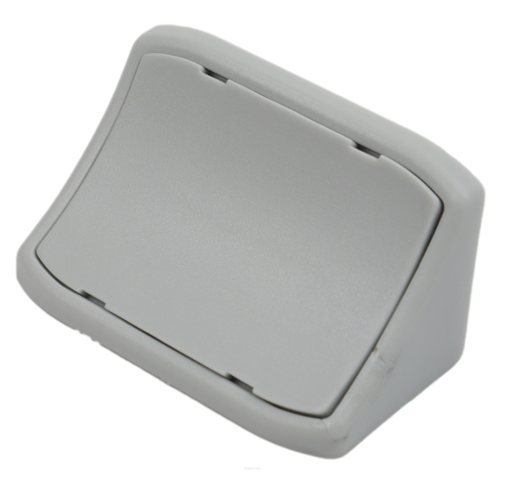 Kątownik podwójny z zaślepką – podpórka do półki, komandorek jasny szary.