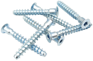 Konfirmat meblowy 7 × 70 mm – długi wkręt do solidnych konstrukcji. - 2