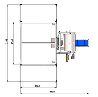 Stół 520 do konfekcji ręcznej ze zgrzewarką 2 stanowiskowy - 5