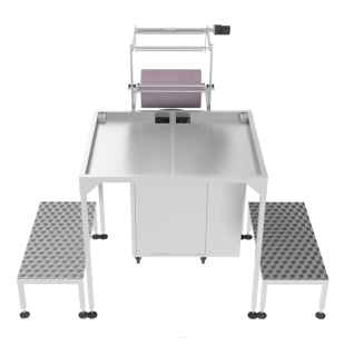 Stół 520 do konfekcji ręcznej ze zgrzewarką 2 stanowiskowy - 2