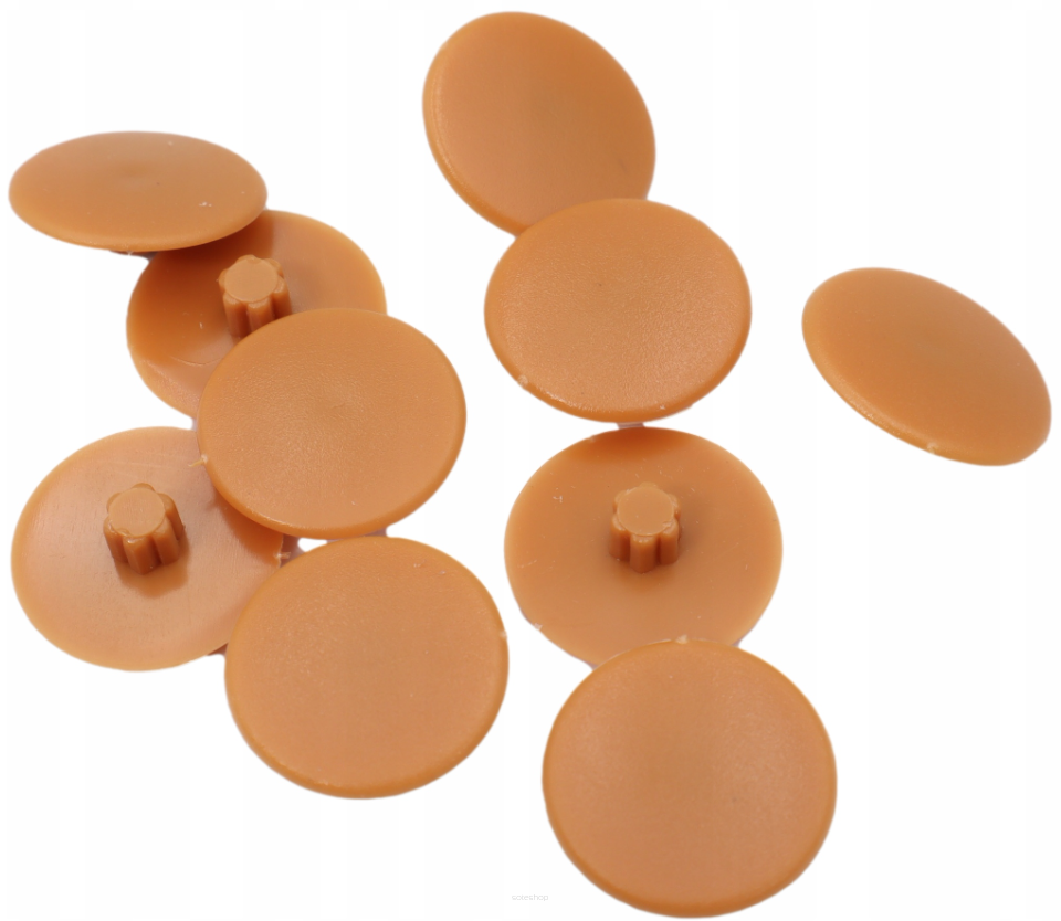 Zaślepka Ø 15 mm do mimośrodu – olcha, wciskana maskująca.