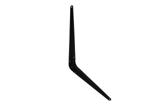Wspornik stalowy do półek LOFT 300 × 350 mm – czarny. - 2
