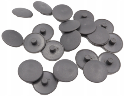 Zaślepka Ø 15 mm do mimośrodu – antracyt, wciskana maskująca.