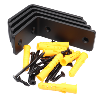 Zestaw 2× wspornik LOFT L100 × 70 × 38 mm + wkręty i kołki. - 2