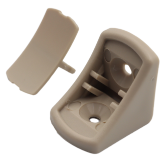 Kątownik meblowy pojedynczy do półek – komandorek wiąz. - 3