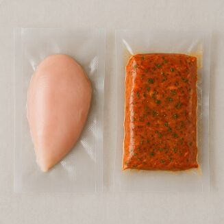 Worki próżniowe moletowane 25×30 cm – 50 szt., PA/PE, do pakowania i sous-vide. - 8