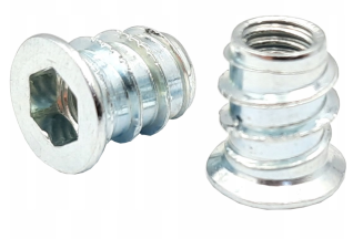 Stopka meblowa M8×22 mm + Mufa wkręcana M8×15 mm, zestaw 20 szt. - 3