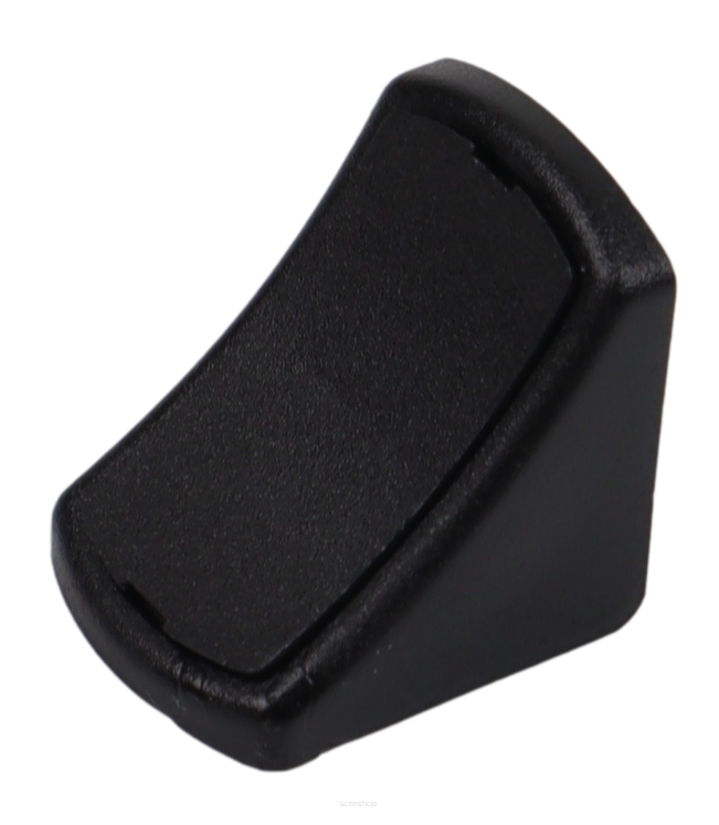 Kątownik meblowy pojedynczy do półek – komandorek czarny.