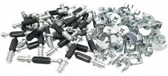 Złącze meblowe mimośrodowe 34 mm z trzpieniem euro 6 mm (mimośród 15×12 mm) 20 szt. - 2