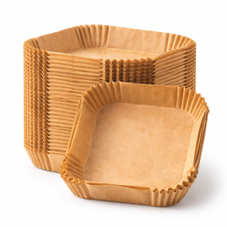 Wkłady papierowe do Air Fryer 16×16 x 4,5 cm – 100 sztuk. - 3