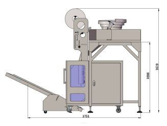 Maszyna, automat pakujący z 1 podajnikiem + dorzut ręczny - 4
