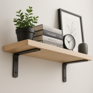 Zestaw 4× wspornik LOFT L100 × 70 × 38 mm + wkręty i kołki. - 6