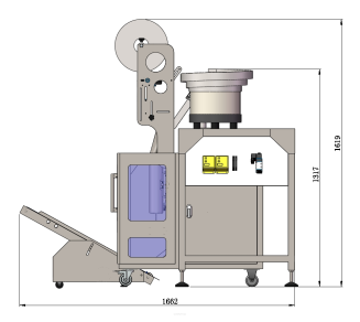 Maszyna, automat pakujący z 2 podajnikami - 4