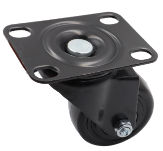 Zestaw 8 kółek obrotowych Ø 50 mm – gumowane, łożyskowane, podstawa 50 × 70 mm (bez hamulca) - 2