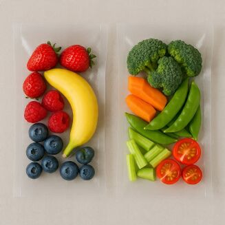 Worki próżniowe moletowane 25×35 cm – 50 szt., PA/PE, do pakowania i sous-vide. - 6