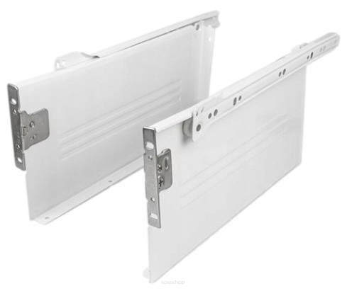 Szuflada METALBOX L-400 mm H-150 mm biała.