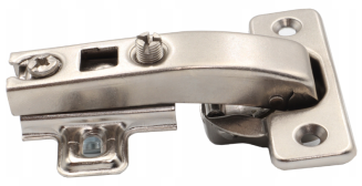 Zawias meblowy równoległy 90° z prowadnikiem H2 — slide-on, bez euro. - 2