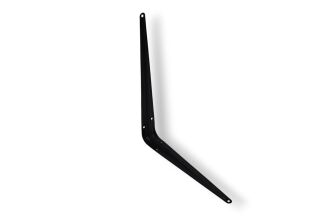 Wspornik stalowy do półek LOFT 400 × 450 mm – czarny. - 3